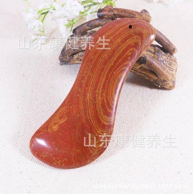 經(jīng)絡(luò)保健新選擇 正品泗濱富貴紅砭石S形刮痧板的智慧運(yùn)用